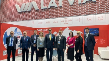 VIALATVIA stand in the the Russian Transport Week